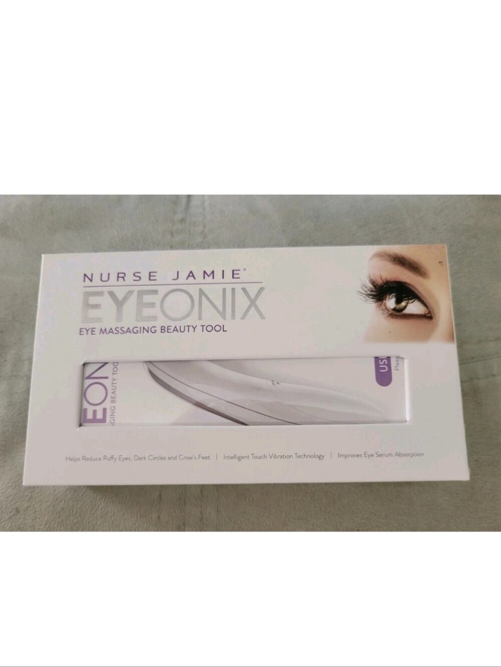 NEW Nurse Jamie EYEONIX Eye Massaging Beauty Tool Brand Reduce Puffy Eye Wrinkle